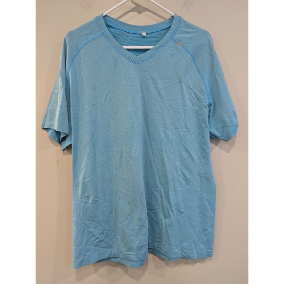 Lululemon Metal Vent Tech Short Sleeve Tshirt in Blue Size XL - Picture 1 of 5